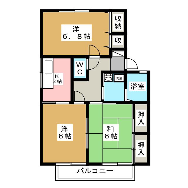 ヴェルジェIの間取り