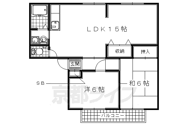 フラッグスタッフハイツＡ棟・Ｂ棟の間取り