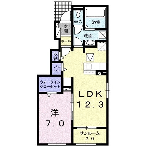 エレガント　ローズ　IIの間取り