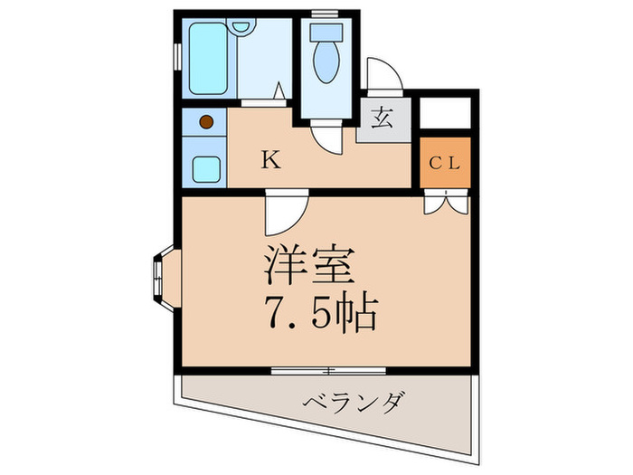 福岡県北九州市八幡西区西神原町（マンション）の賃貸物件の間取り
