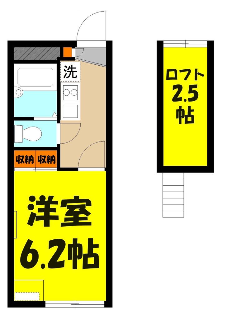ＳＵＮＲＩＳＥの間取り