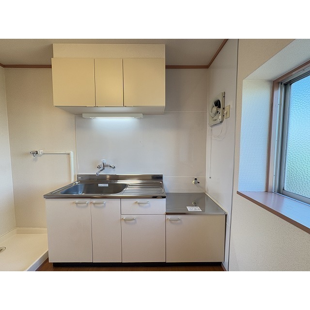 キッチン　２口ガスコンロ対応キッチン