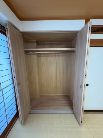 収納　たっぷりとした収納スペースです