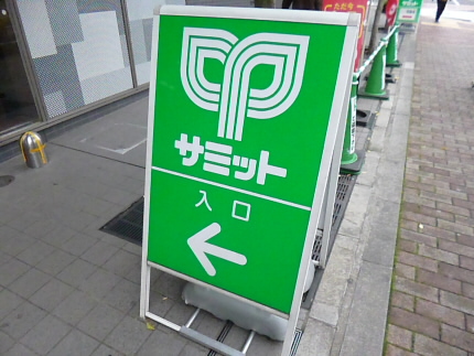 スーパー　サミット（スーパー）まで125m