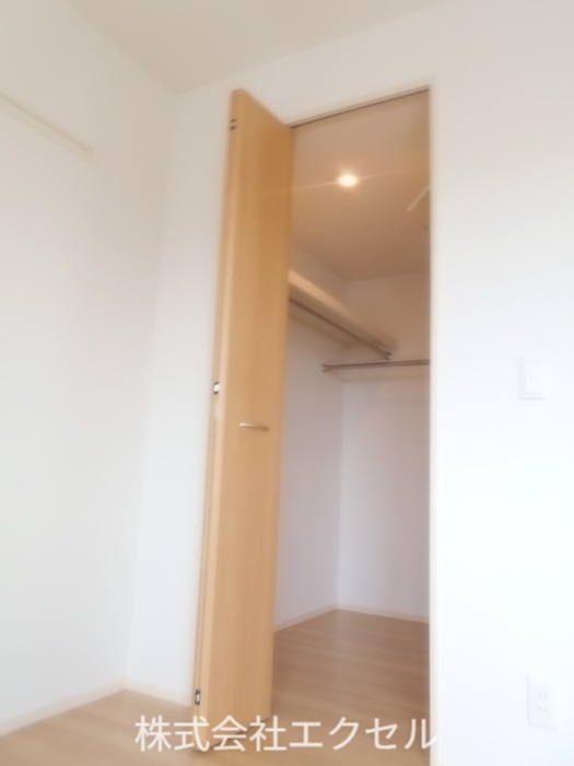 収納　ウォークインクローゼットです。