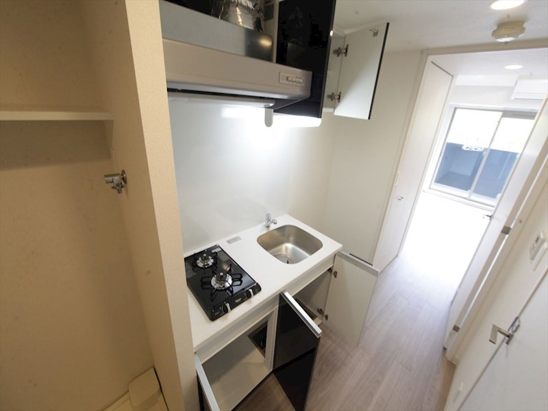 キッチン　システムキッチン（ガス2口コンロ付）