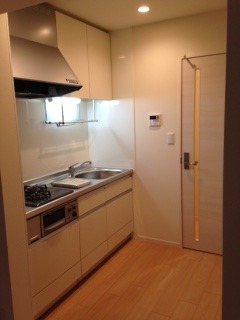 キッチン　ガス２口システムキッチン