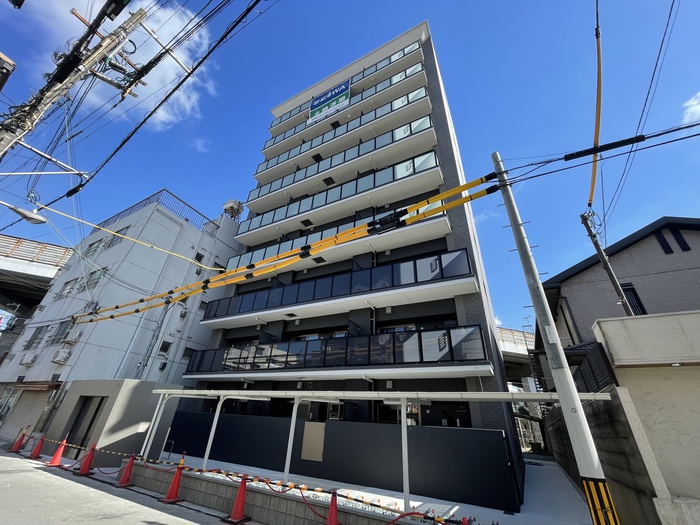 建物外観　建築中