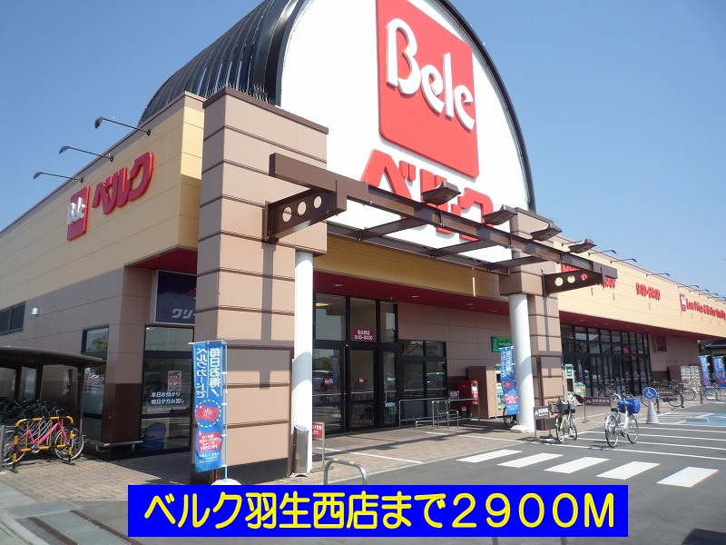 スーパー　ベルク羽生西店（スーパー）まで2900m