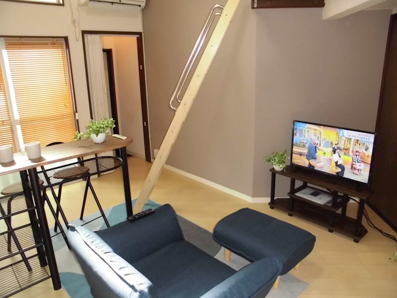 居室・リビング　入居時家具撤去いたします