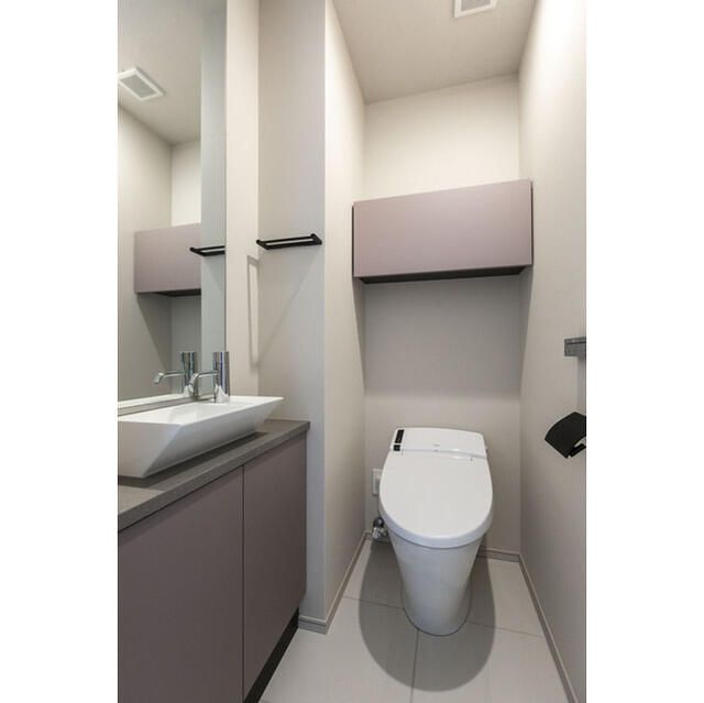 トイレ　ゆったりとした空間のトイレです