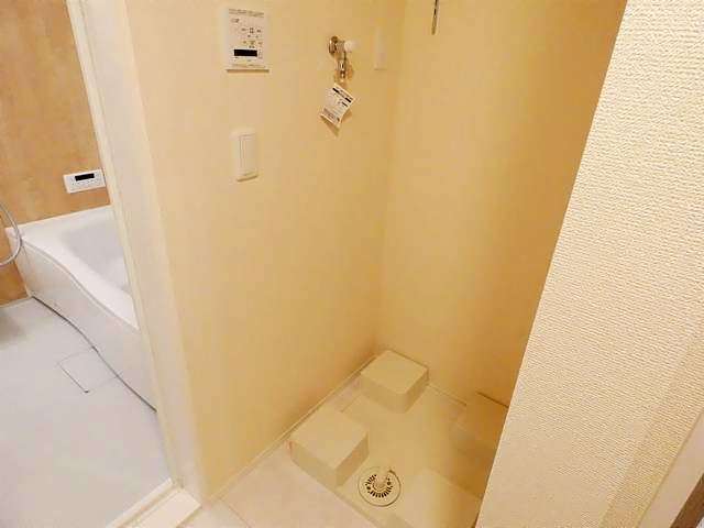 バス・シャワールーム　洗濯機置き場です。