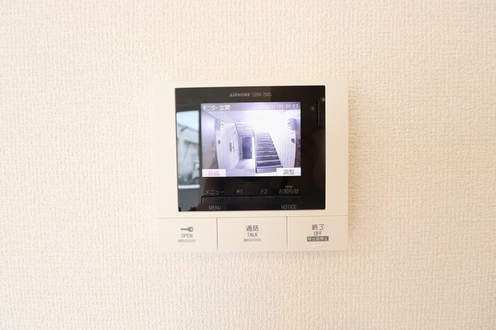 セキュリティ　モニターインターフォンです