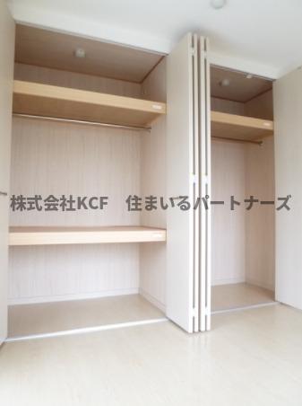 収納　たっぷりとした収納スペースです