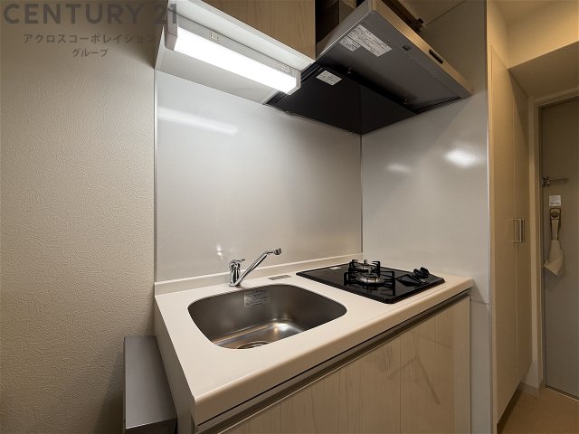 キッチン　2口ガスコンロ付で機能的なキッチンです！
