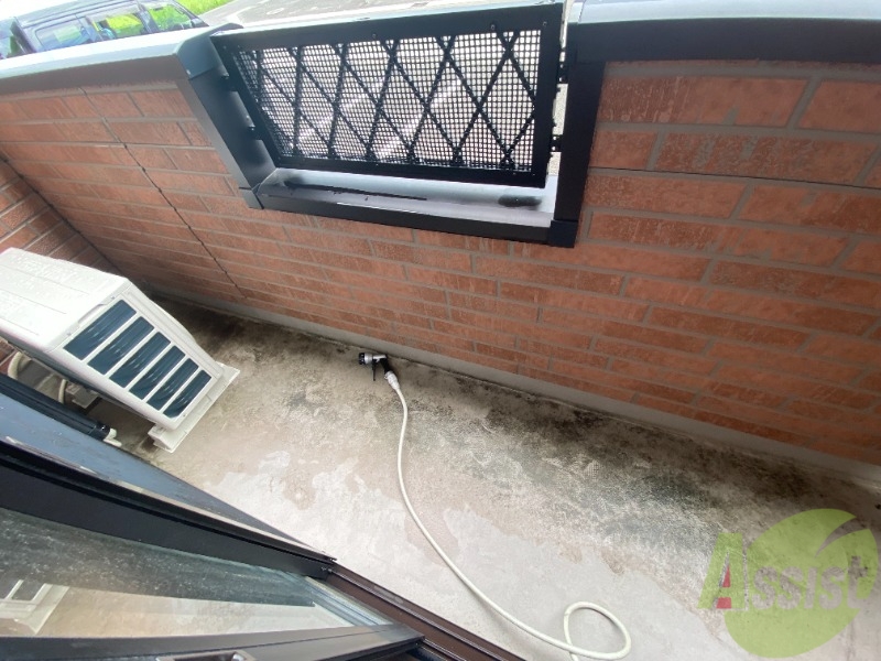 バルコニー　バルコニー付きなので晴れた日は洗濯物が干せそうです。