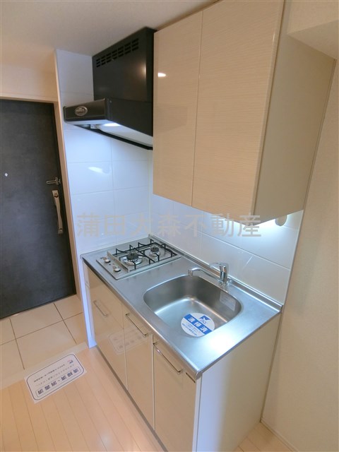 キッチン　2口ガスシステムキッチン