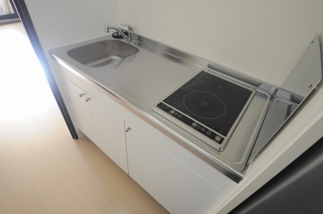 キッチン　広いキッチンで自炊も楽々♪