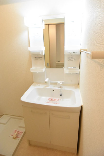 洗面設備　洗面所内に洗濯機置場あり♪