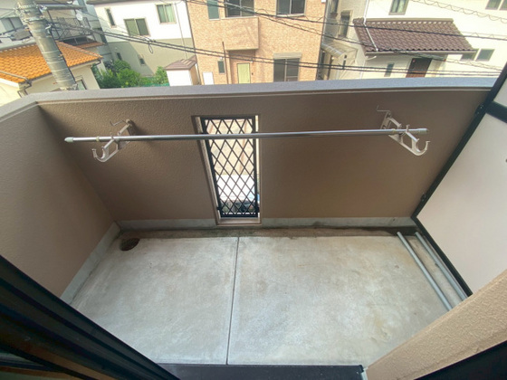 バルコニー　※別部屋の写真です