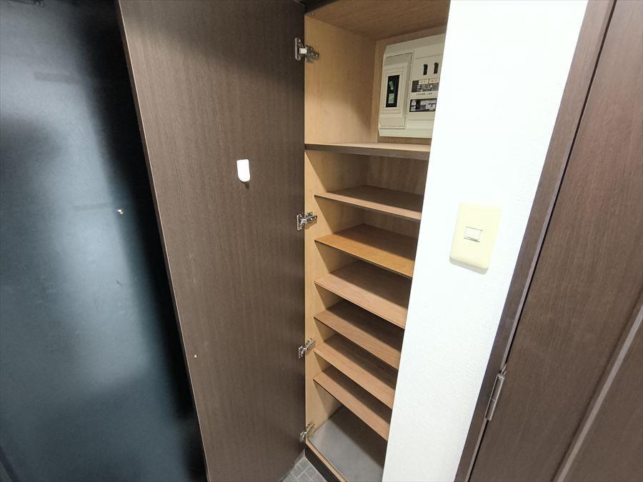 収納　同じ間取りの別部屋の写真です。