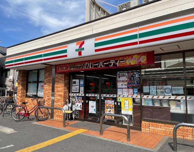 コンビニ　セブンイレブン 大阪深江南2丁目店（コンビニ）まで328m