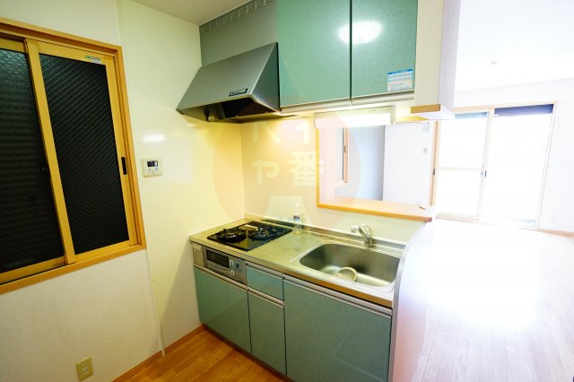 キッチン　うれしい２口ガスコンロ付き