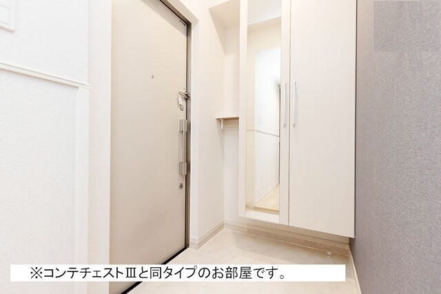 玄関　施工イメージです。