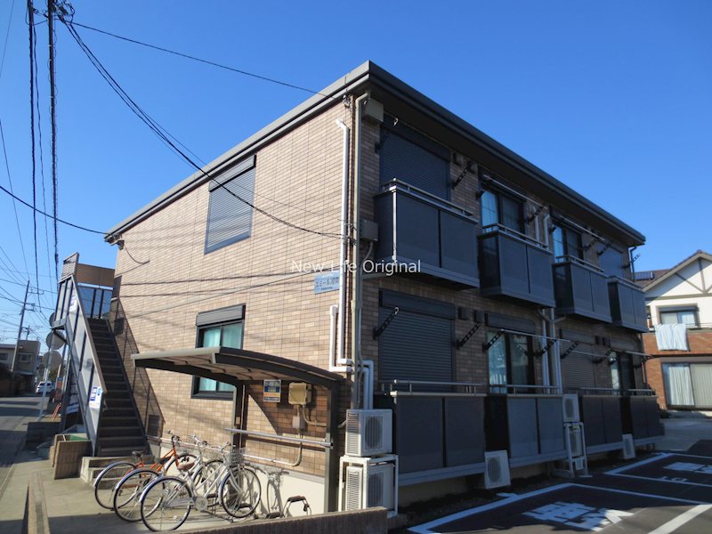 建物外観　地震に強いハイムユニット工法。