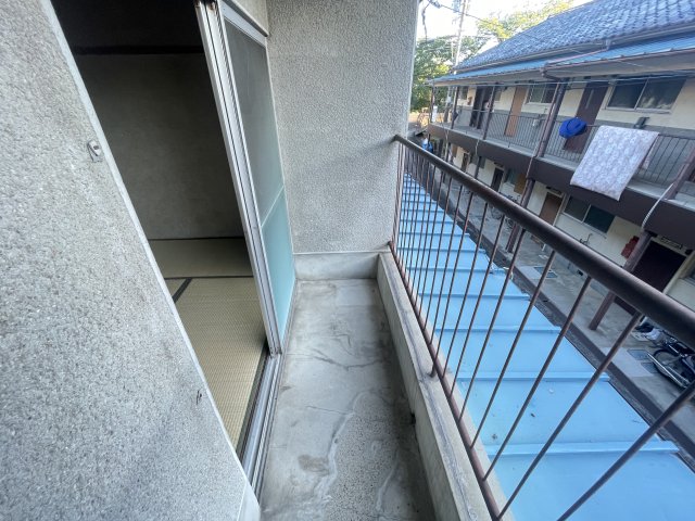 バルコニー　西向き