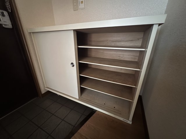 収納　シューズボックスがあり玄関を綺麗に保てます！