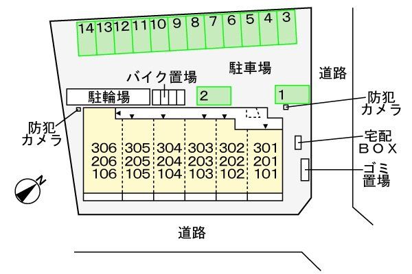 駐車場　間取図