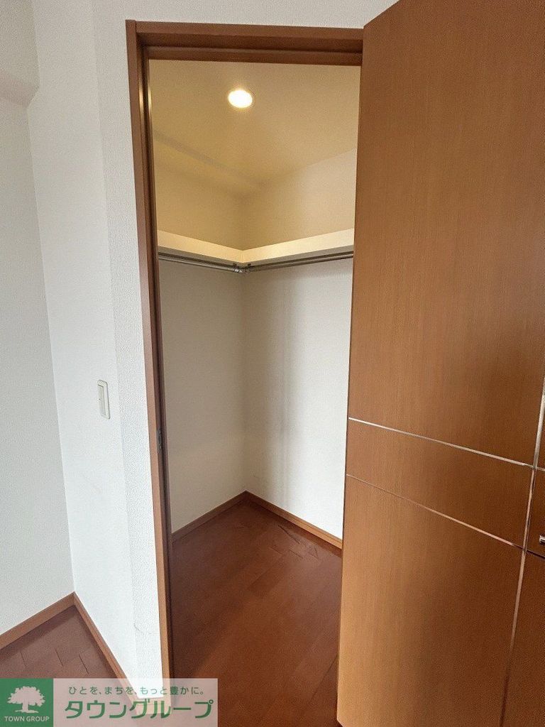 収納　洋室２部屋にそれぞれWICを設け衣類や荷物をすっきり収納