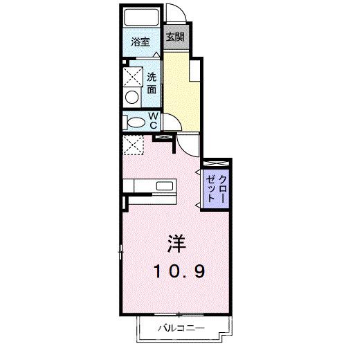 ＪＲ土讃線 金蔵寺駅 徒歩31分 2階建 築20年の間取り写真