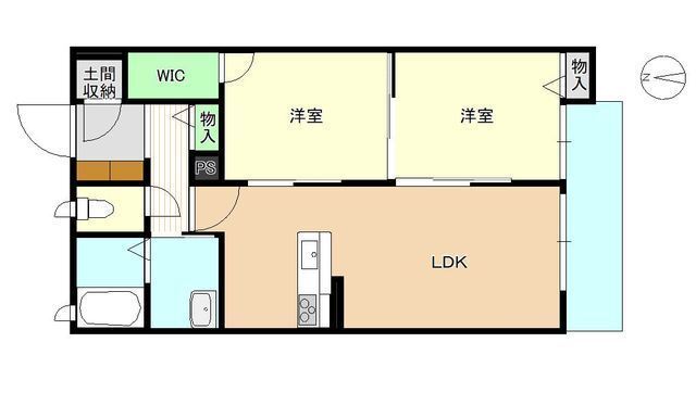 メゾン中路VIの間取り写真