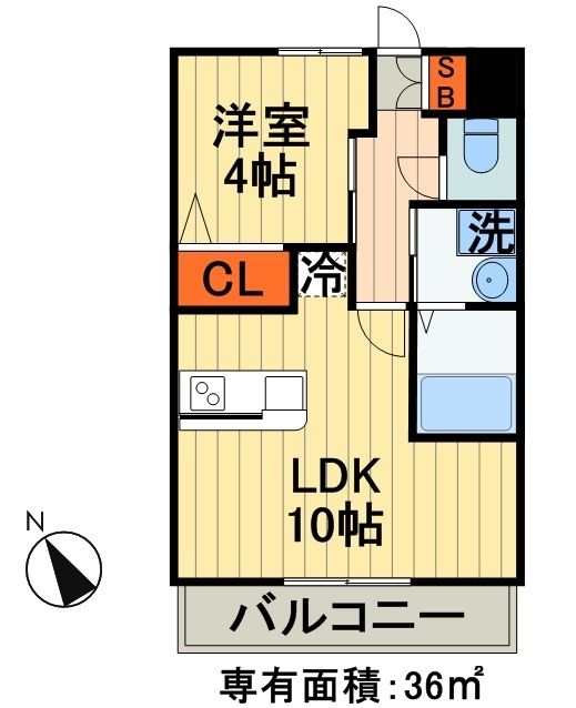 千葉都市モノレール 桜木駅 徒歩11分 2階建 築12年の間取り写真