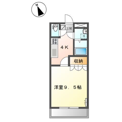 エタニティ古国府の間取り写真