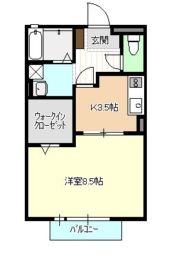 エクセレント諫早の間取り写真