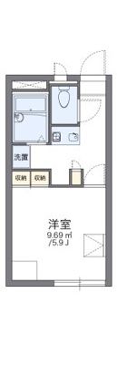 レオパレスestの間取り写真