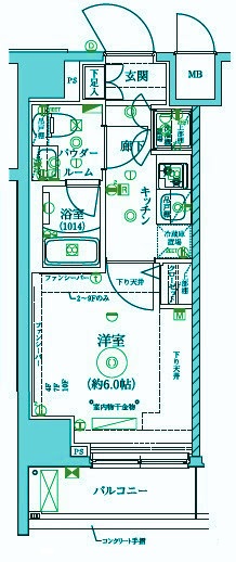 レアライズ新丸子の間取り写真