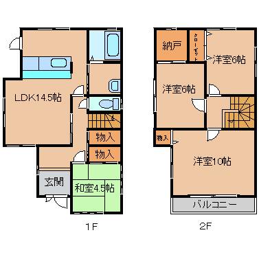 一戸建12210の間取り写真