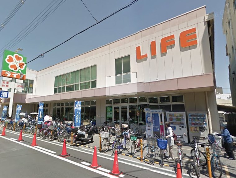 スーパー　ライフ・新深江店（スーパー）まで655m