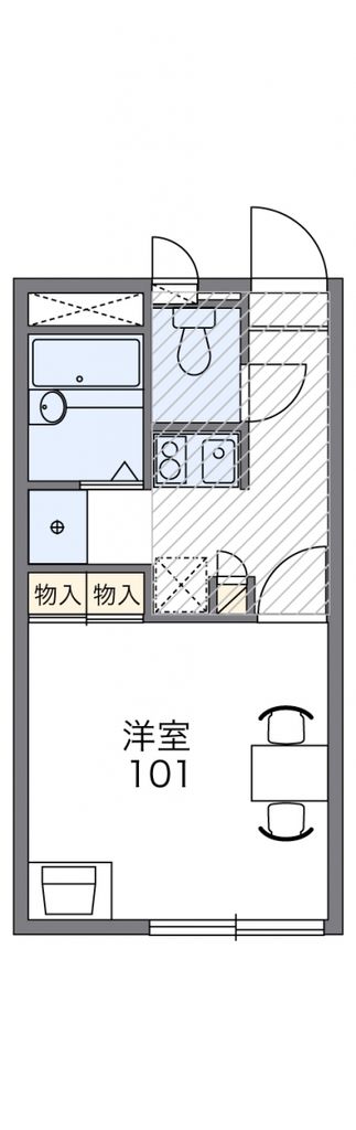 ＪＲ高崎線 籠原駅 徒歩11分 2階建 築20年の間取り写真