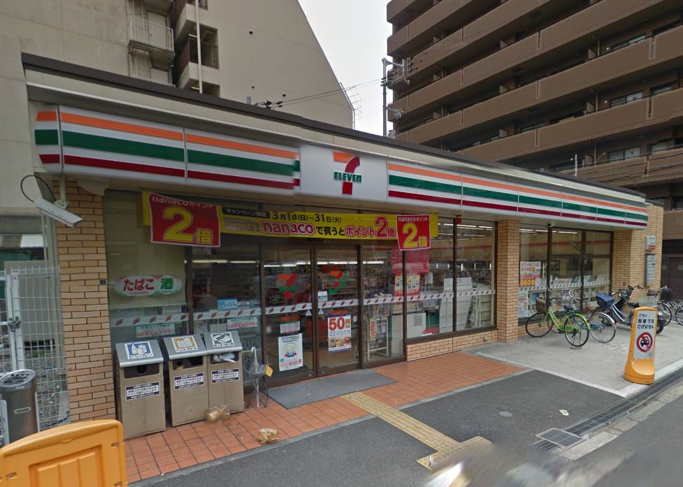 コンビニ　セブンイレブン大阪難波中3丁目南店（コンビニ）まで49m