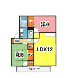 ＪＲ山陽本線 大久保駅 徒歩15分 2階建 築29年の間取り写真