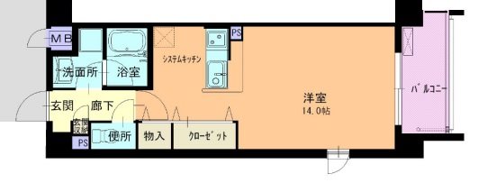 ＪＲ関西本線 名古屋駅 徒歩9分 6階建 築20年の間取り写真
