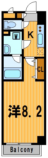 クリスタルK横浜の間取り写真