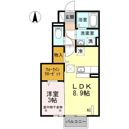 グリーンライフ 久の間取り写真