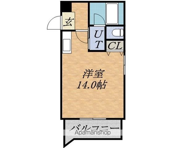 地下鉄東西線 西２８丁目駅 徒歩5分 8階建 築35年の間取り写真