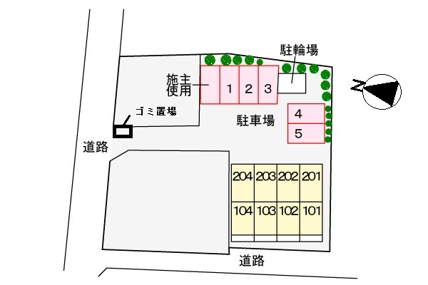 その他共有部分　☆敷地内にゴミ置き場があります☆